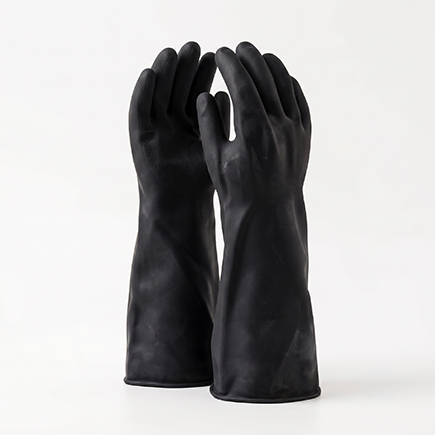 Luna Supply - Guantes negros de uso industrial